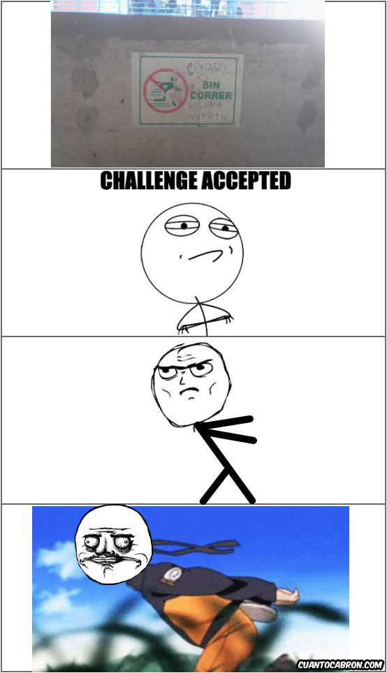 challenge accepted,Me gusta