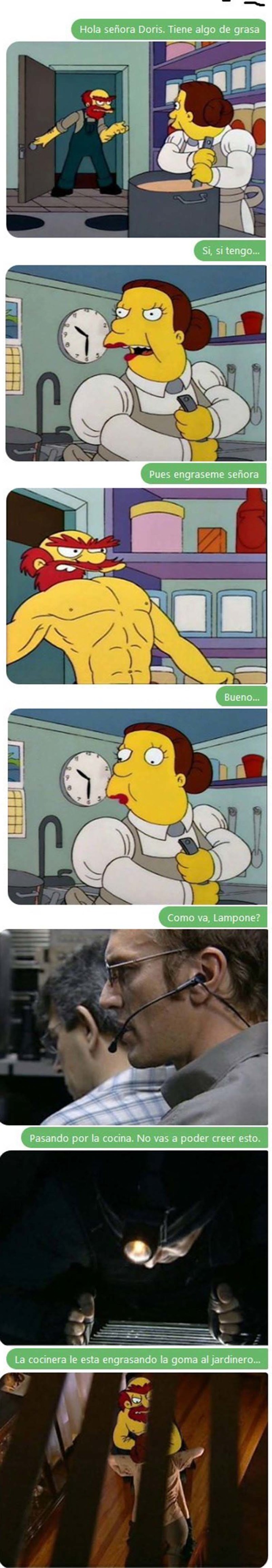 Meme_otros - Nunca volverás a ver esta escena de los Simpson con los mismos ojos