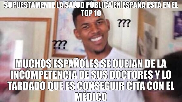 españoles se quejan,incompetencia médica,Nick Young,salud pública,se tardan en atender a su gente,según de las mejores,ve con tus chistes a otro lado cerdo