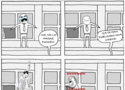 Enlace a Sí no te publican mejor suicidarse