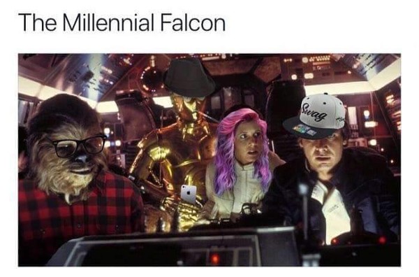millennial falcon,star wars