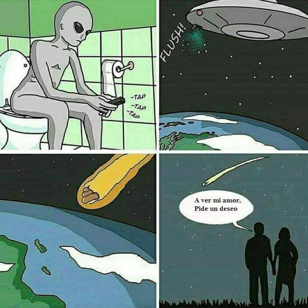 alien,amor,cielo,shit