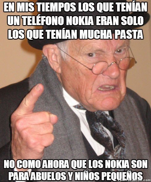 Meme_fry - Los Nokia ya no son lo que eran