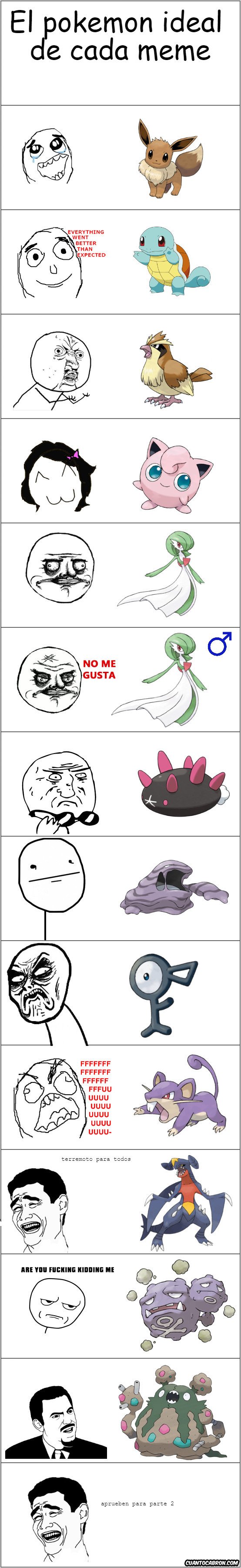 Yao - Pokémon edición rage comic