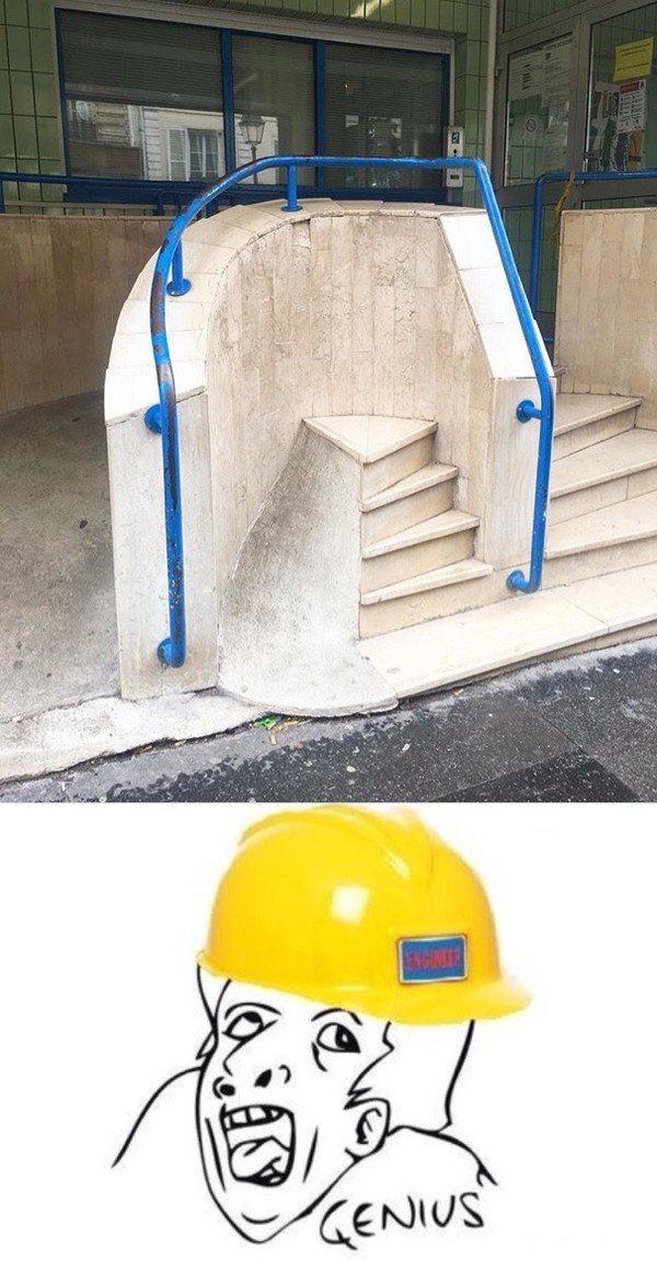 Meme_otros - Escaleras genius