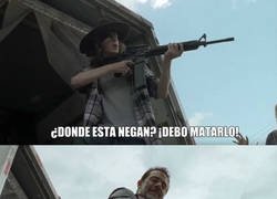 Enlace a La razón de porque Carl quiere perdonar a Negan
