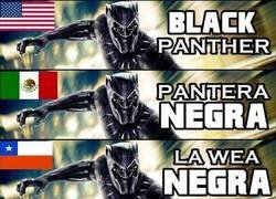 Enlace a Black Panther en diferentes países