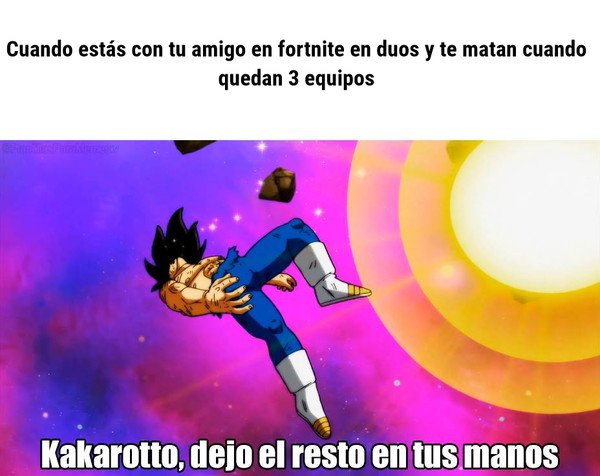 duos,fortnite,kakarotto,sacrificio,Vegeta