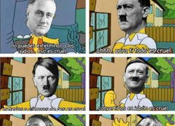 Enlace a Hitler era cruel