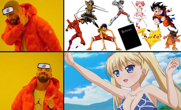 Meme_otros - Un verdadero otaku siempre tiene buen gusto