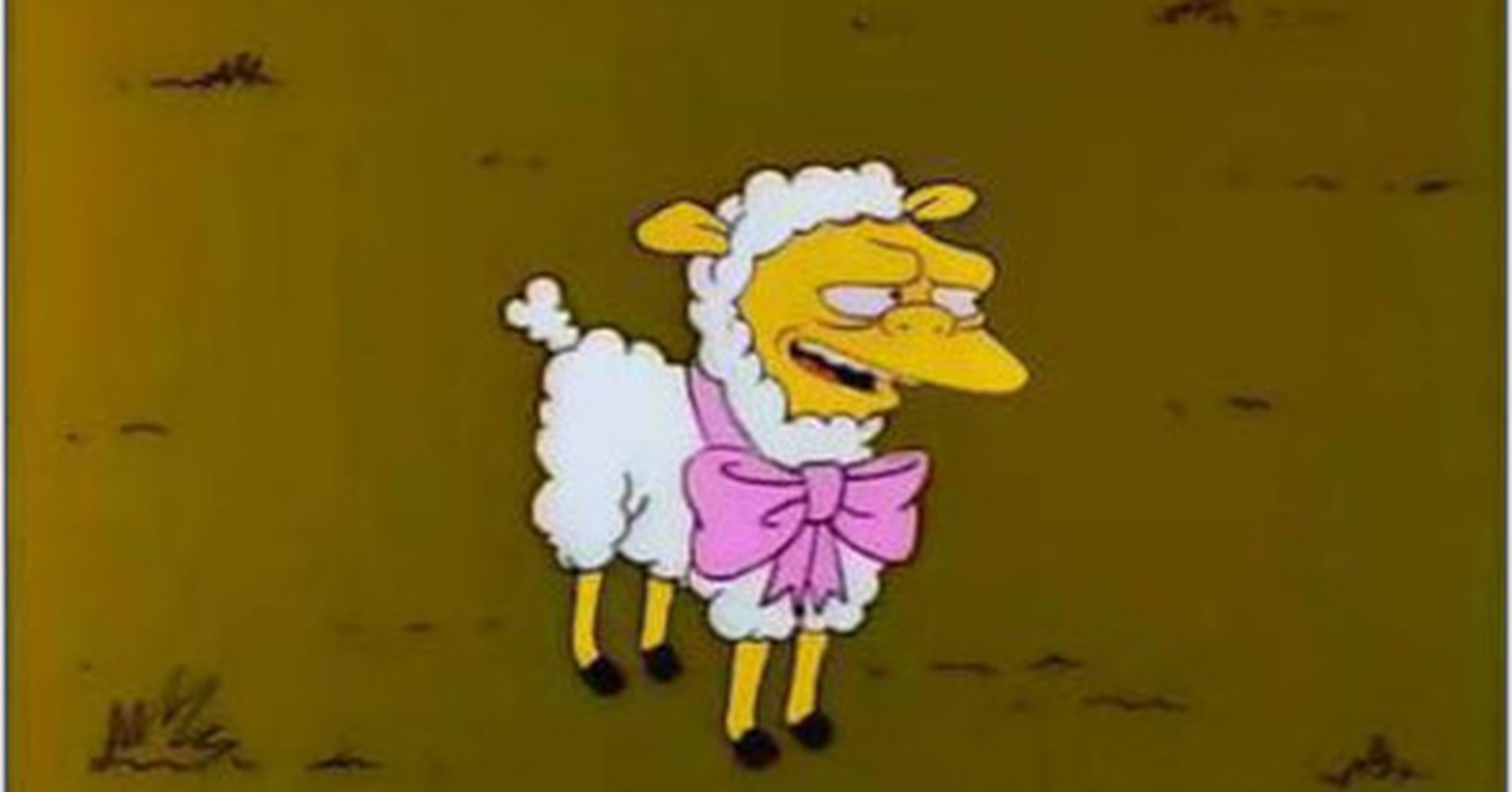 Cuánto cabrón / El híbrido oveja-humano que ya predijeron Los Simpson