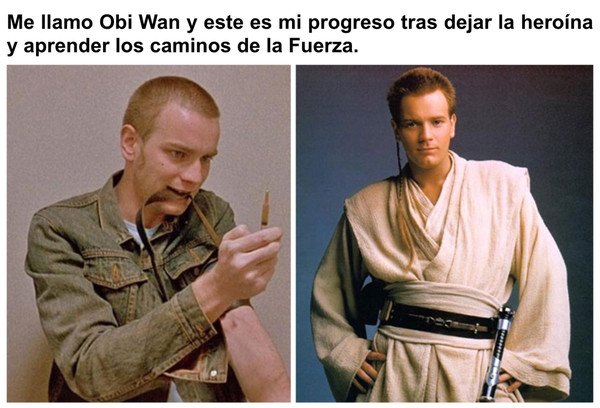 Meme_otros - Los grandes progresos de Obi Wan