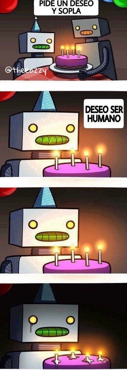 cumpleaños,robot