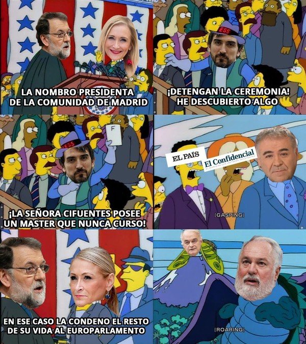 Otros - Los Simpson ya predijeron lo de Cifuentes