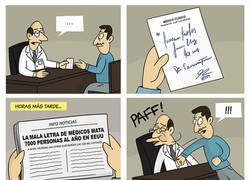Enlace a Negligencia caligráfica