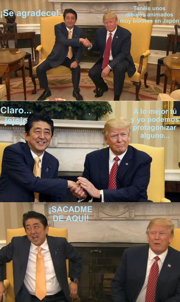 Meme_trollface - Los sueños japoneses de Trump