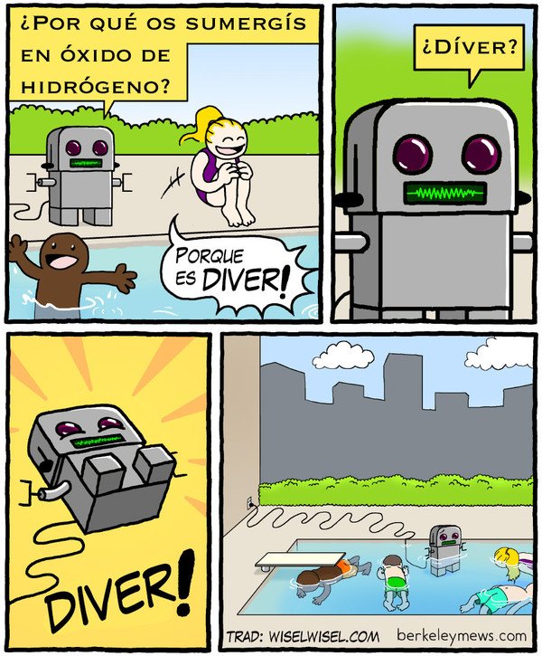Otros - Los robots no están hechos para bañarse en la piscina
