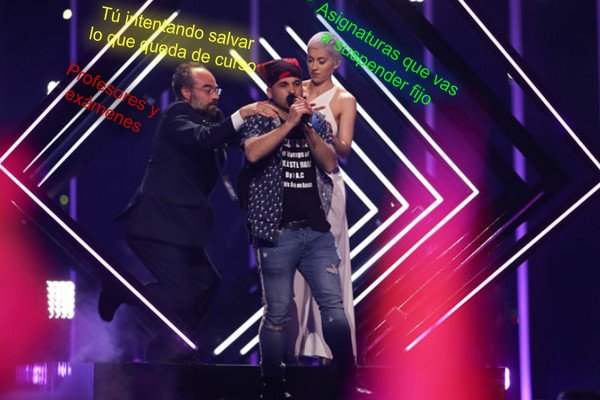 Meme_otros - Descripción de cómo será el final de curso para algunos versión Eurovisión 2018