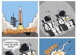 Enlace a Un gran olvido a la hora de despegar en un cohete