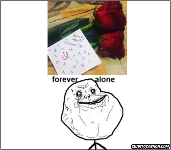 Forever_alone - Sin suerte en el amor