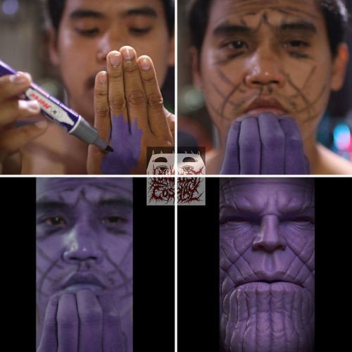 Meme_otros - El mejor cosplay de Thanos visto hasta la fecha
