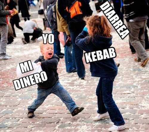 Meme_otros - Comer kebab solo aporta cosas malas