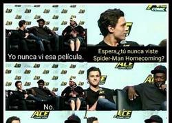 Enlace a Tom Holland siempre troleando de la mejor forma