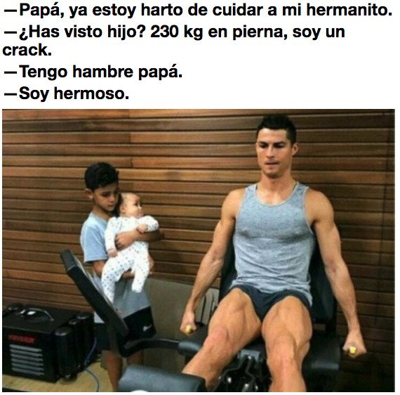 Meme_otros - El drama de la vida de uno de los hijos de Cristiano Ronaldo