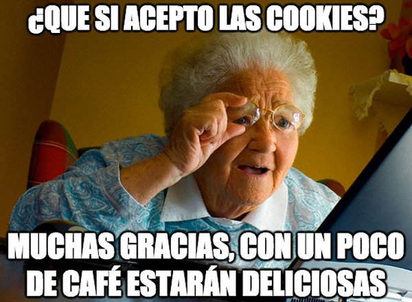 Abuela,cookies,internet
