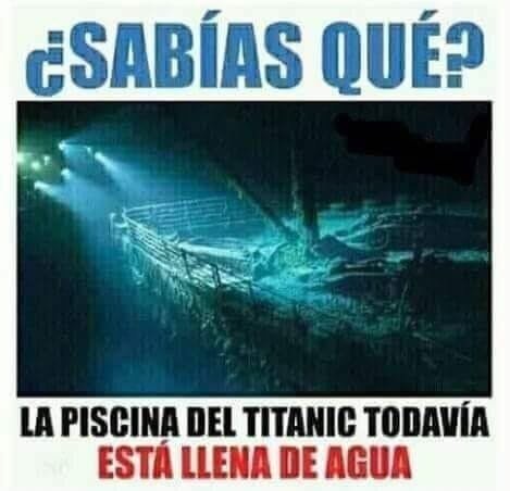 Meme_otros - La piscina del Titanic