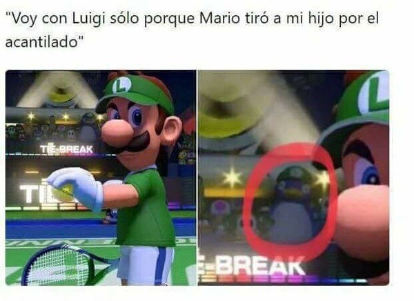 Meme_otros - Aquel papá pingüino no olvida lo de Mario