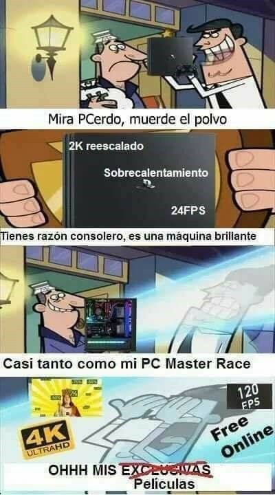 consolas,master race,ordenador,potencia