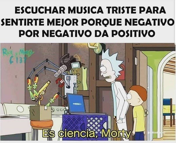 ciencia,música,negativo,positivo