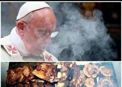 Enlace a La que lía el Papa en Misa...