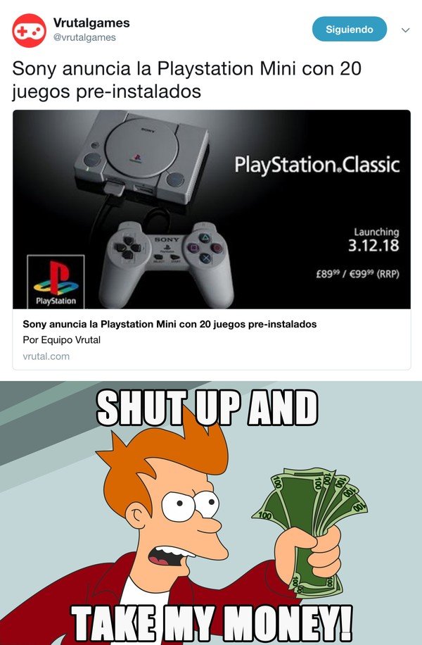 Meme_otros - Sony anuncia la Playstation Mini con 20 juegos pre-instalados
