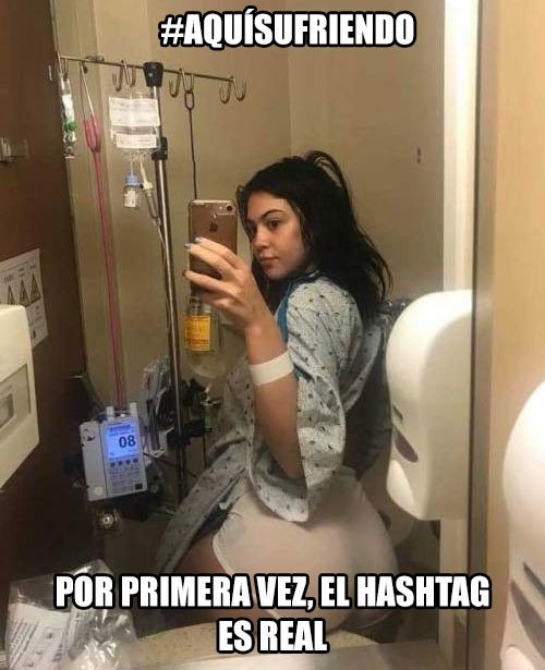 foto,hospital,postureo,selfie