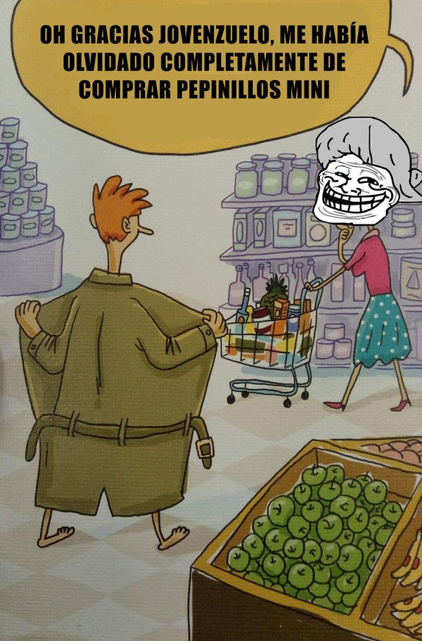 Otros - La abuela troll en el supermercado