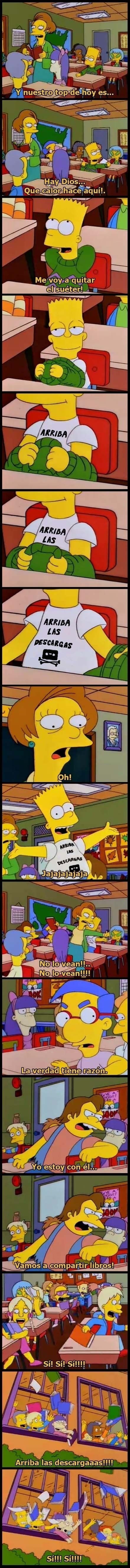 Meme_otros - Bart el revolucionario