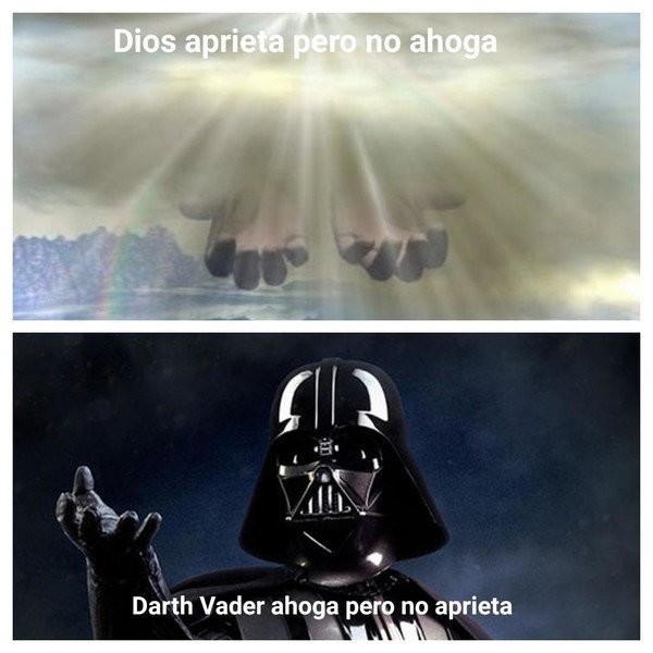 Meme_otros - Darth Vader gana a Dios