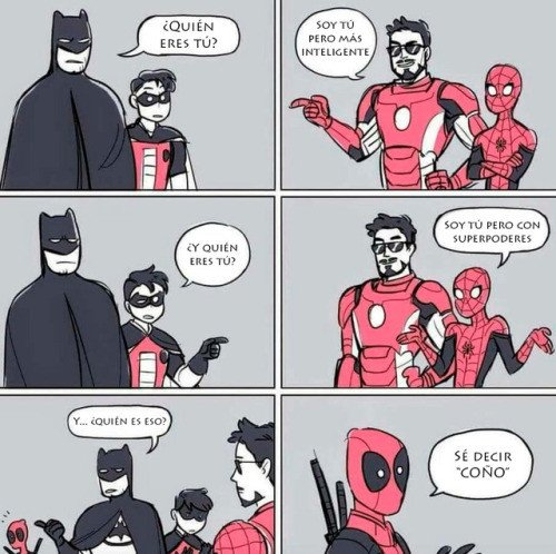 batman,cualidades,deadpool,ironman,spiderman,superhéroes