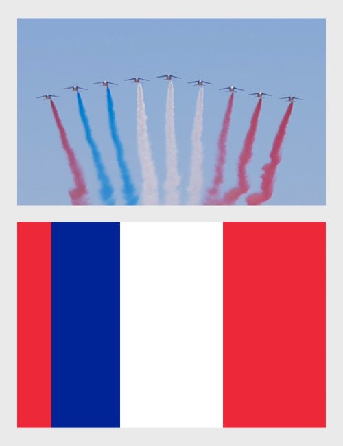 Meme_otros - La nueva bandera de Francia en el día de la Bastilla