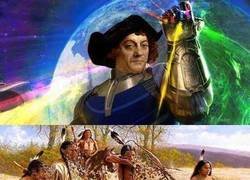 Enlace a Cristóbal Colón cuando llegó a América