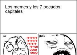 Enlace a 7 pecados capitales y los memes