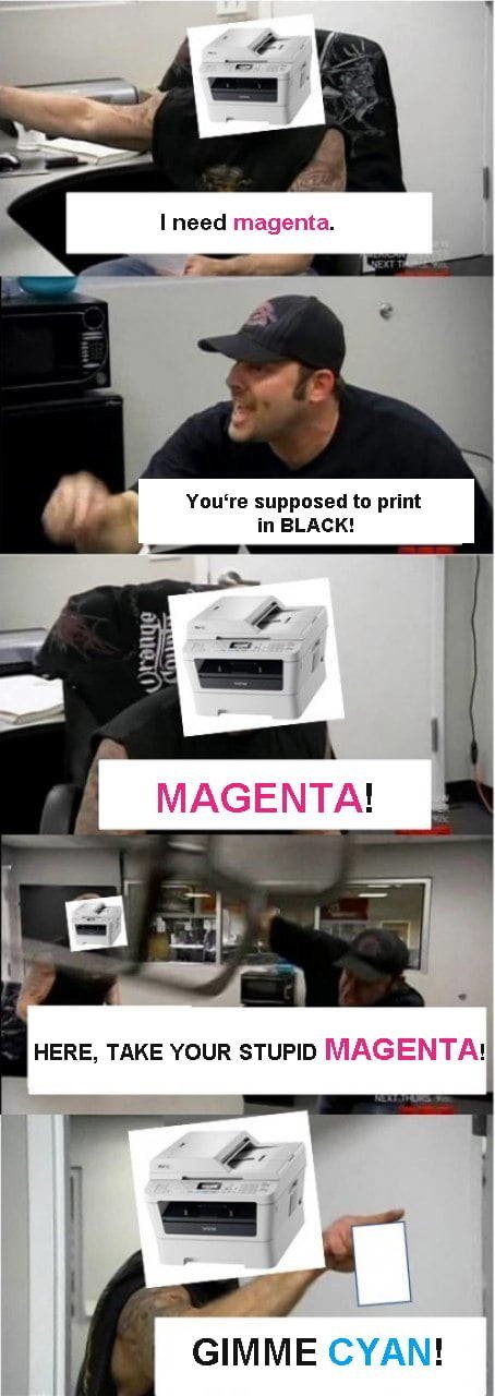 Meme_otros - Las impresoras sacan lo peor de nosotros