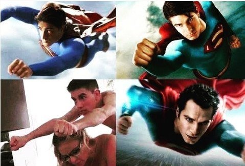 Meme_otros - Grandes actores que han interpretado a Superman