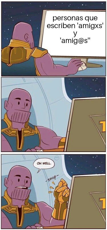 Otros - Thanos haciendo lo suyo
