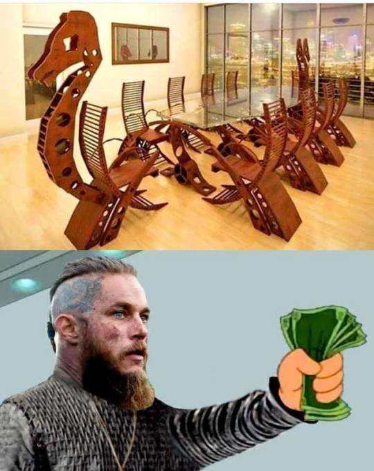 Meme_otros - Una mesa digna para vikingos