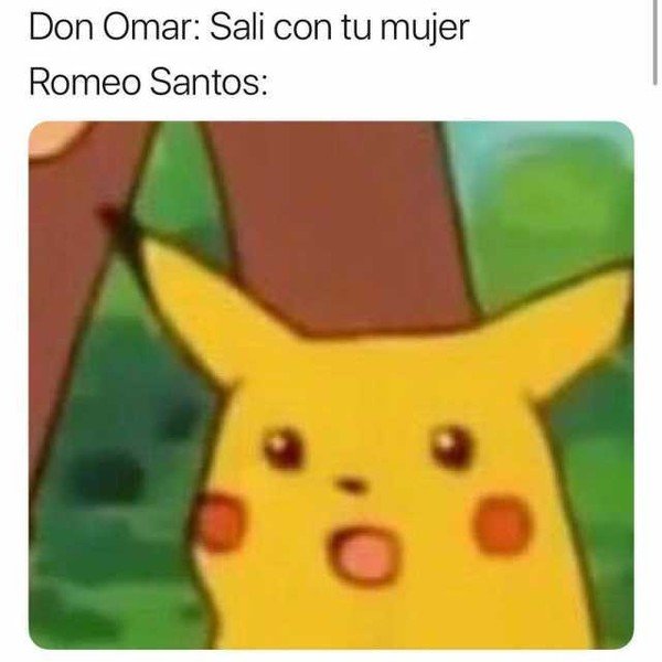 Meme_otros - Romeo Santos no se lo puede creer