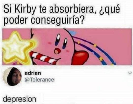 Meme_otros - La muerte de Kirby