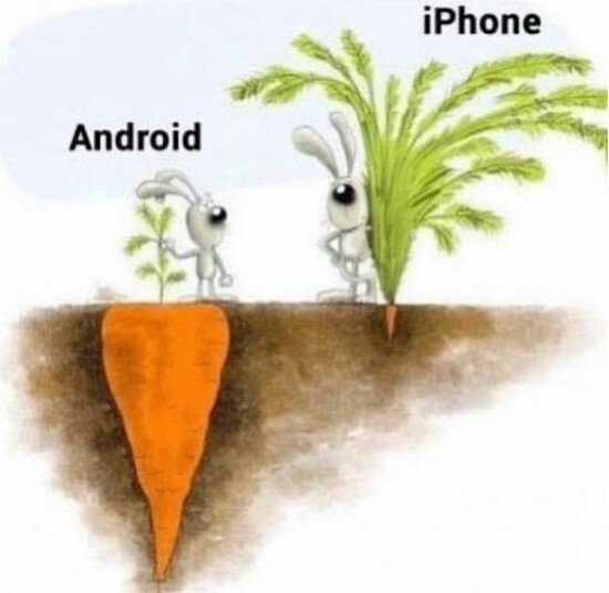 android,iphone,prestaciones,tecnología